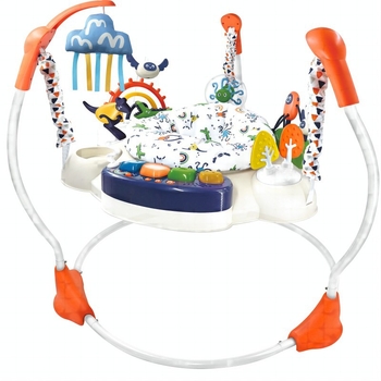 Διασυνοριακή καρέκλα άλματος μωρού μωρού άλματος πολλαπλών λειτουργιών παιδικό μουσικό παιχνίδι ομοαξονικό μωρό τεχνούργημα