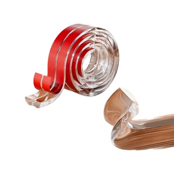 Läbipaistvad kokkupõrkevastased ribad lastele, keskkonnasõbralikud pehmed seina nurgakleebised, beebi närimislaua nurgakaitsekleebised