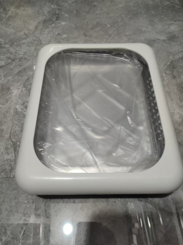 2-ühes fooliumist väljamõeldud panz plekk-paberist säilituskarp, piknikuplekk-paberist säilituskarp, plastalus