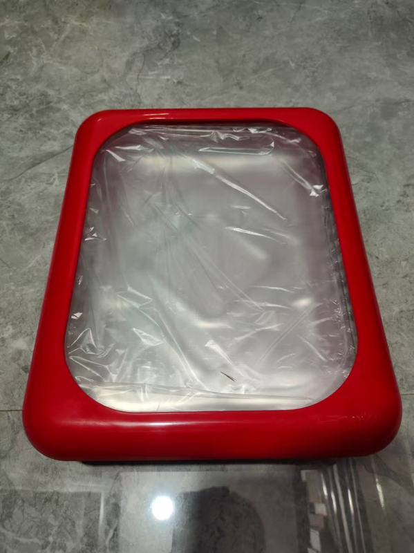 2-ühes fooliumist väljamõeldud panz plekk-paberist säilituskarp, piknikuplekk-paberist säilituskarp, plastalus