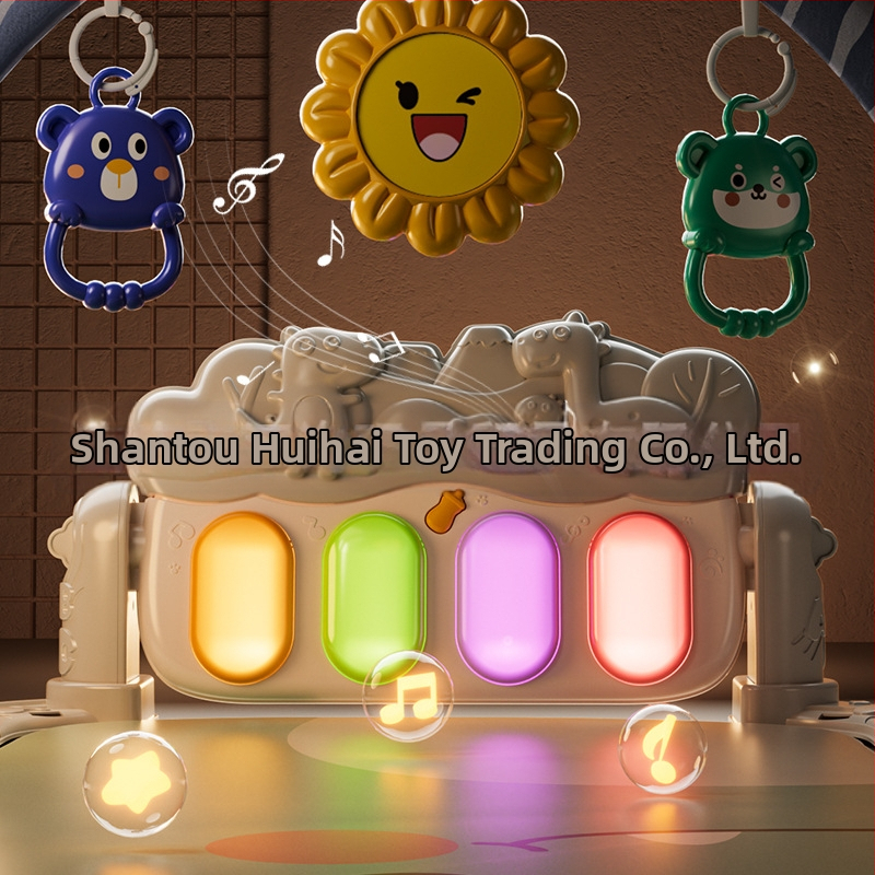 Стойка за фитнес за пиано за новородено Amazon с многофункционална подложка за пълзене на пиано EN71