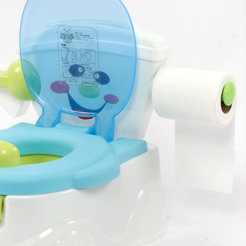 Laste simulatsioonitualett, laste tualett, beebi plastmassist eriti suur naerunäoga tualett, imiku abitualett