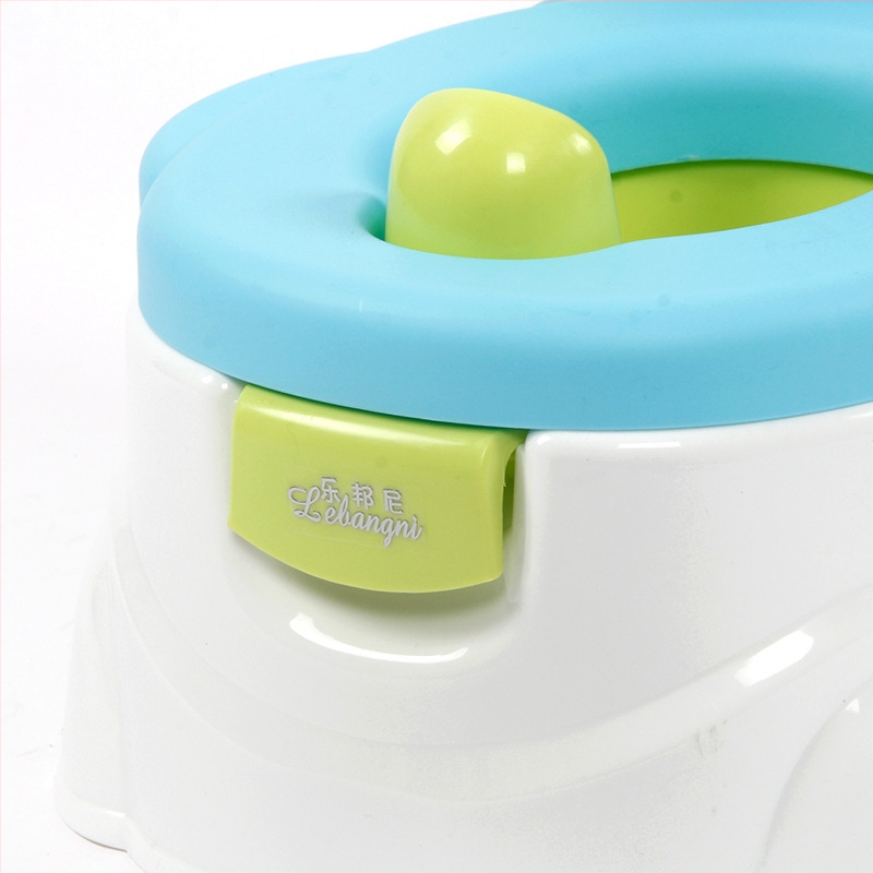 Detská simulačná toaleta, detská toaleta, plastová extra veľká toaleta s usmievavou tvárou, pomocná toaleta pre dojčatá