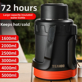 Antibakterinis maistinis nerūdijančio plieno šilumos izoliacija lauko buitinis didelės talpos virdulys nešiojamas lauko termosinis puodelis studentų termosinis butelis