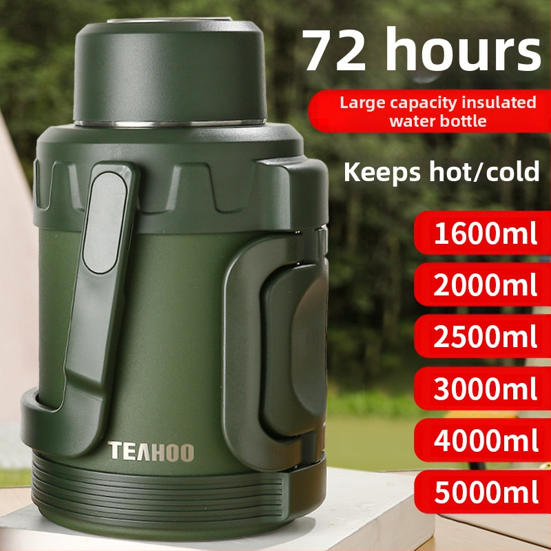 Antibakterinis maistinis nerūdijančio plieno šilumos izoliacija lauko buitinis didelės talpos virdulys nešiojamas lauko termosinis puodelis studentų termosinis butelis