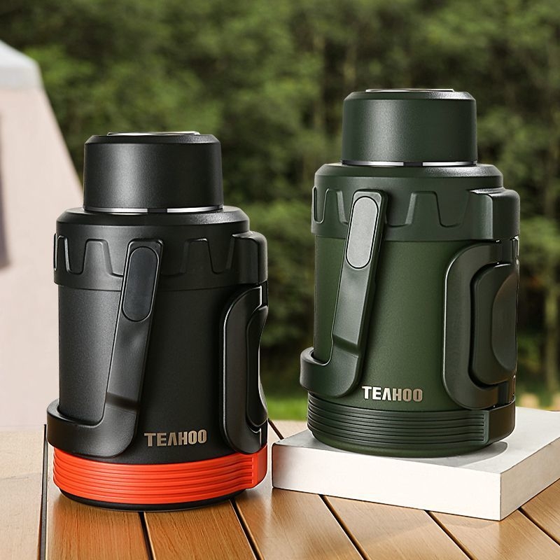 Antibakterinis maistinis nerūdijančio plieno šilumos izoliacija lauko buitinis didelės talpos virdulys nešiojamas lauko termosinis puodelis studentų termosinis butelis