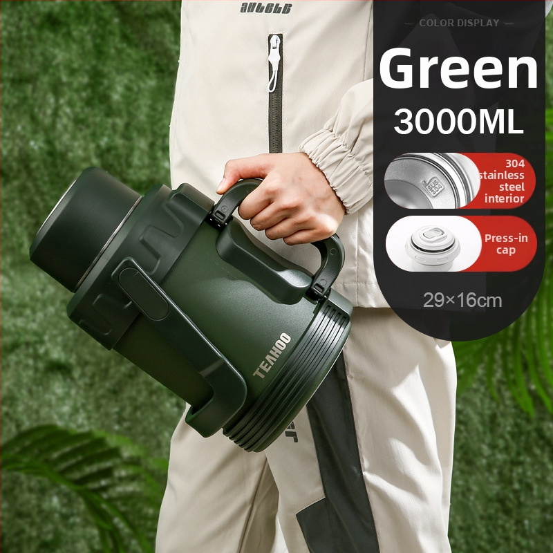 Antibakterinis maistinis nerūdijančio plieno šilumos izoliacija lauko buitinis didelės talpos virdulys nešiojamas lauko termosinis puodelis studentų termosinis butelis