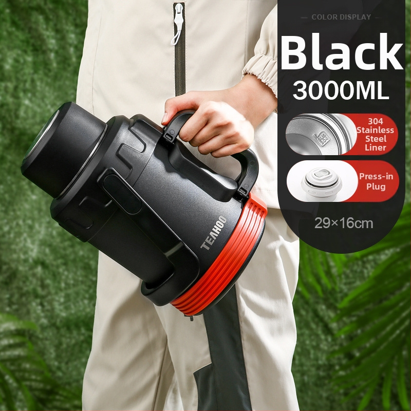 Antibakterinis maistinis nerūdijančio plieno šilumos izoliacija lauko buitinis didelės talpos virdulys nešiojamas lauko termosinis puodelis studentų termosinis butelis