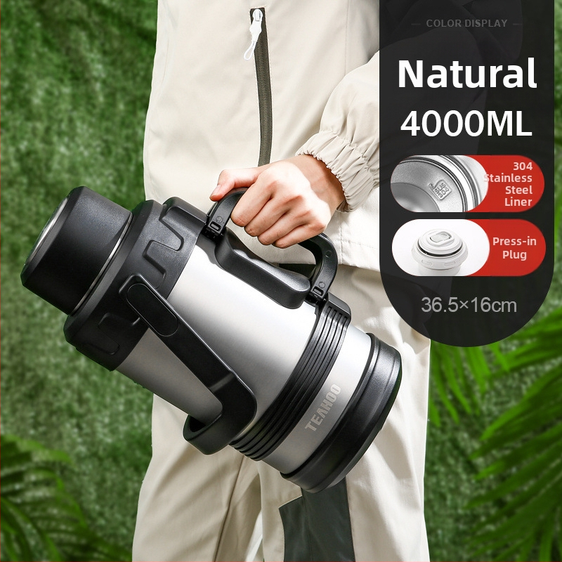 Antibakterinis maistinis nerūdijančio plieno šilumos izoliacija lauko buitinis didelės talpos virdulys nešiojamas lauko termosinis puodelis studentų termosinis butelis