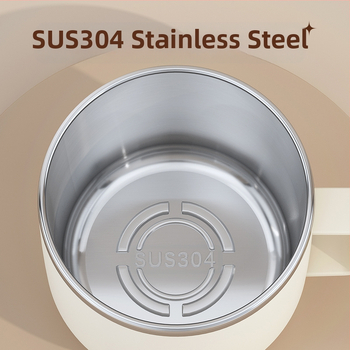 Spetsiaalne tass kaerahelbepudru leotamiseks, piimahommikusöögi tass, kruus, 304 roostevabast terasest kohvitass, uus tass naistele, meestele