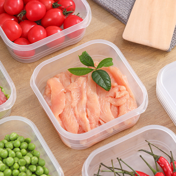 Maistinio šviežumo laikymo dėžė daržovių šaldikliui su dangčiu, mėsos šaldytuvui, maisto laikymui, vaisių laikymo dėžei, skirtai mikrobangų krosnelei