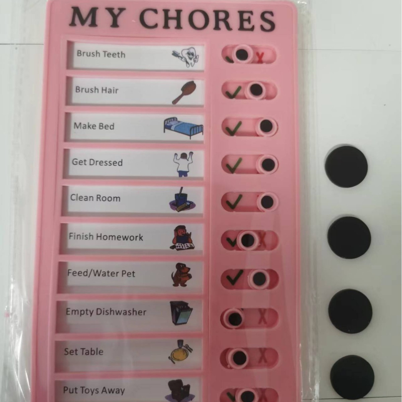 Samodisciplina, bušene kartice za djecu, formiranje dobrih navika, raspored, učenici osnovne škole, moji kućanski poslovi, artefakt bušene kartice, knjiga samodiscipline