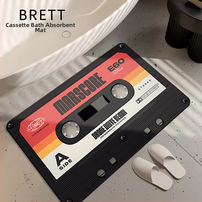 Teip Diatom Mud põrandamatt Vannitoa põrandamatt Sissepääsu uksematt Tualettruumi vett imav libisemiskindel jalamatt Kummist põhi Silikoonist muda