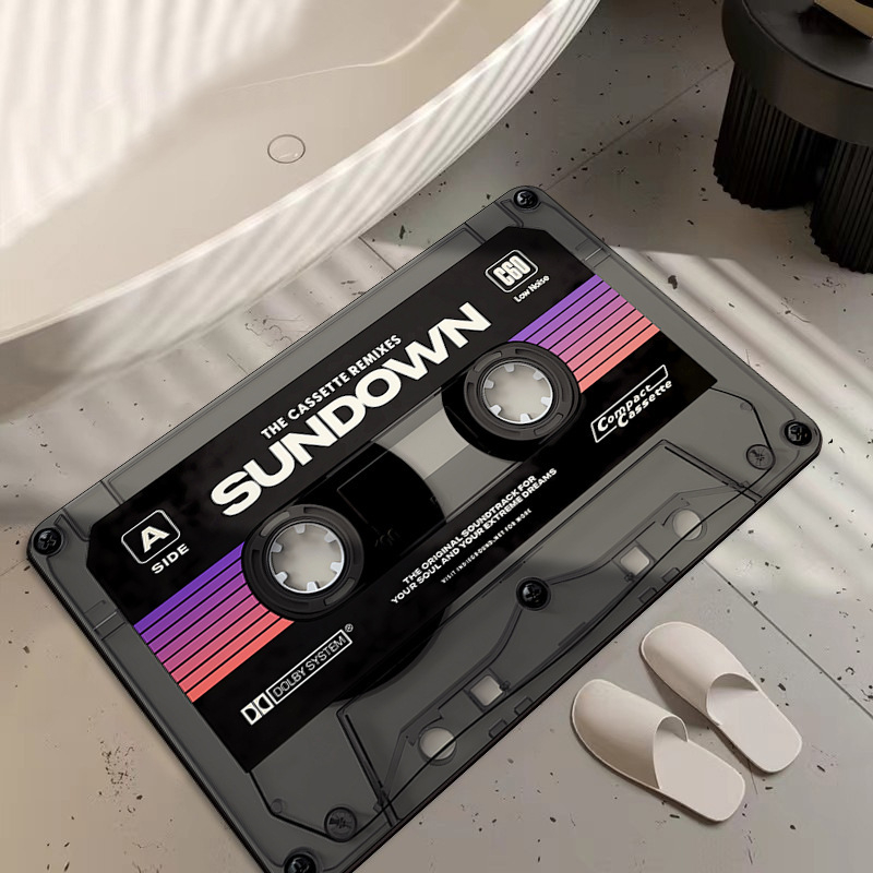 Teip Diatom Mud põrandamatt Vannitoa põrandamatt Sissepääsu uksematt Tualettruumi vett imav libisemiskindel jalamatt Kummist põhi Silikoonist muda