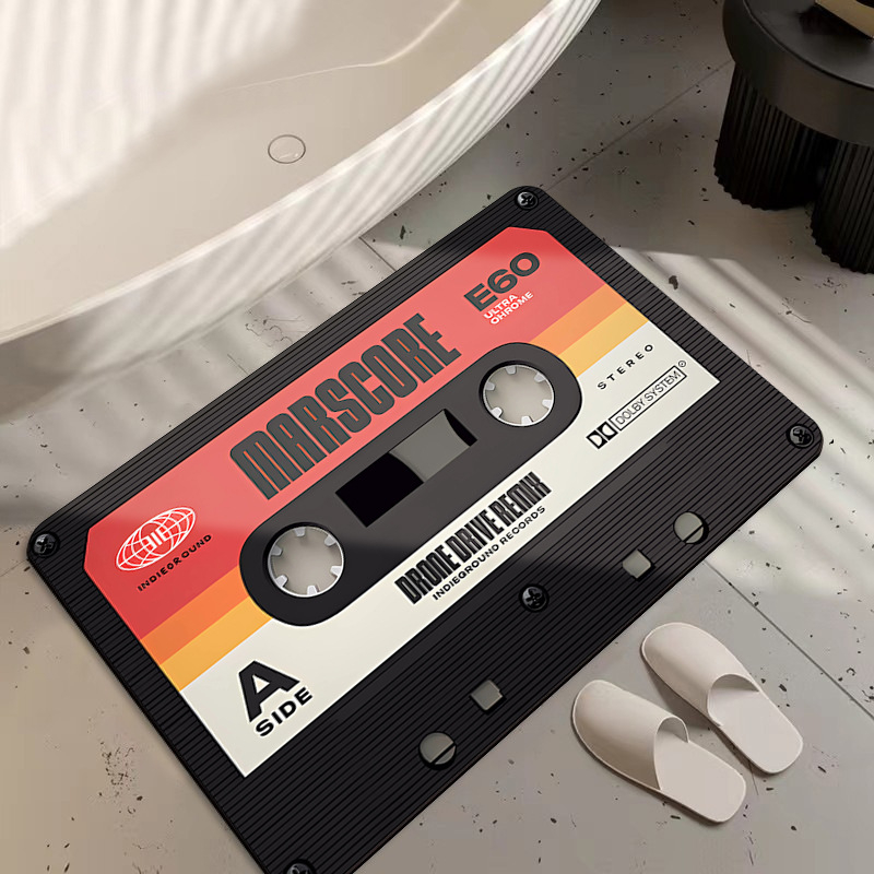 Teip Diatom Mud põrandamatt Vannitoa põrandamatt Sissepääsu uksematt Tualettruumi vett imav libisemiskindel jalamatt Kummist põhi Silikoonist muda