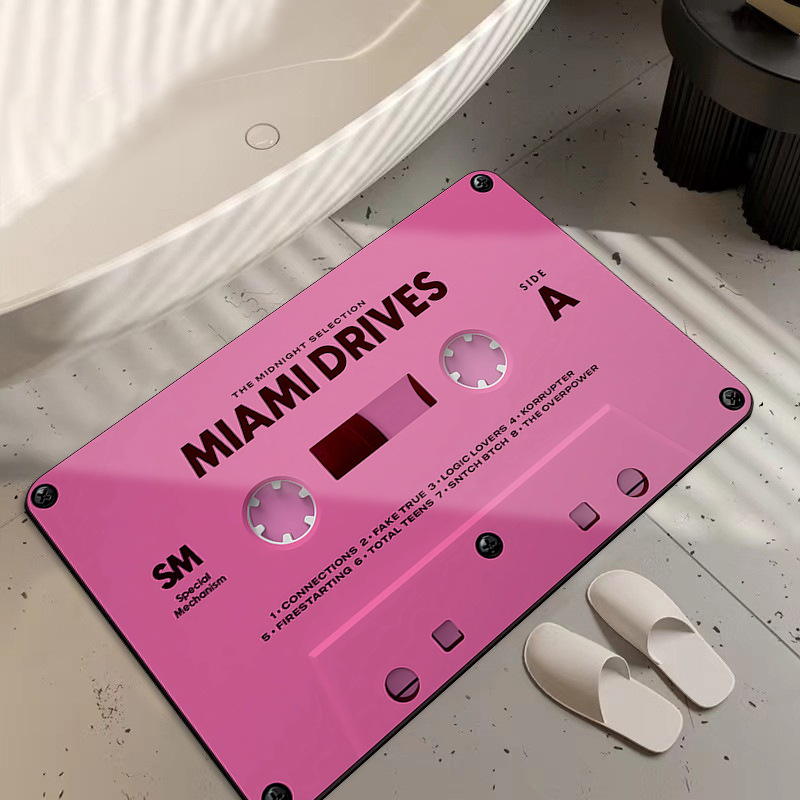 Teip Diatom Mud põrandamatt Vannitoa põrandamatt Sissepääsu uksematt Tualettruumi vett imav libisemiskindel jalamatt Kummist põhi Silikoonist muda