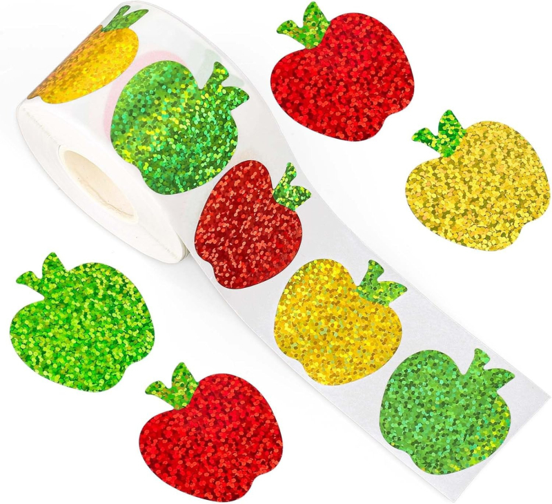 500 kleebist/koomiksilaserkleebist, paberist sildid, kontoritarvete dekoratiivsildid, tihenduskleebised