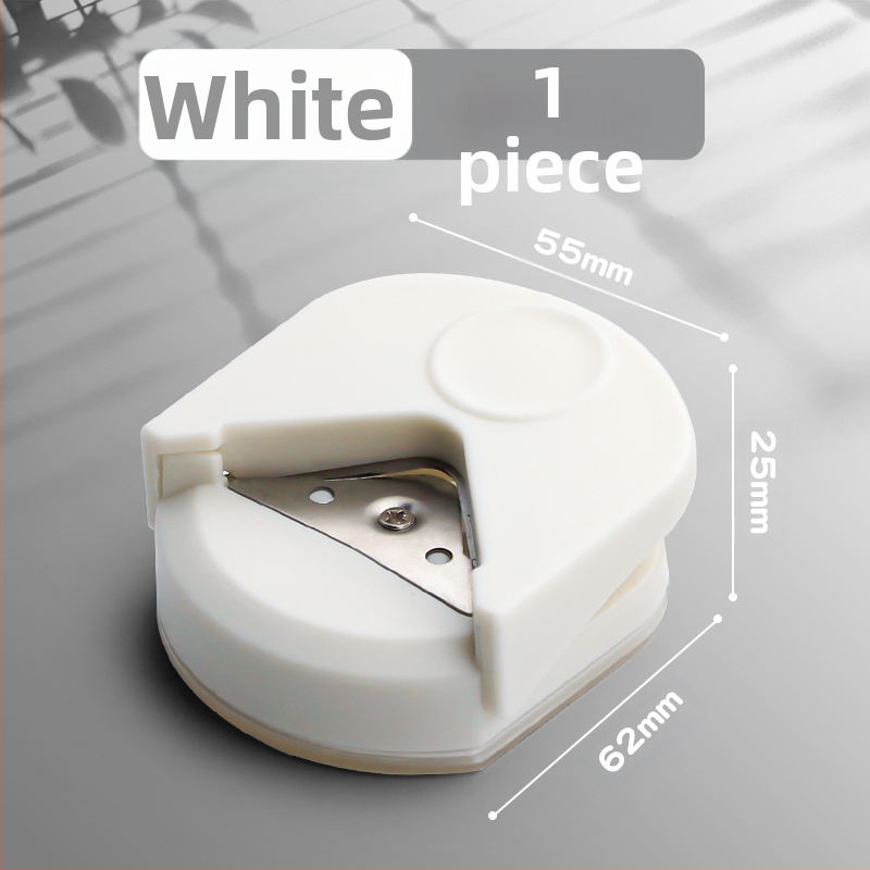 Apaļš stūru griezējs R4 apaļš stūru griezējs mazs apaļš griezējs pēcdiploma iestājeksāmeniem nošķelts birstošu lapu loka foto DIY apsveikuma kartīte