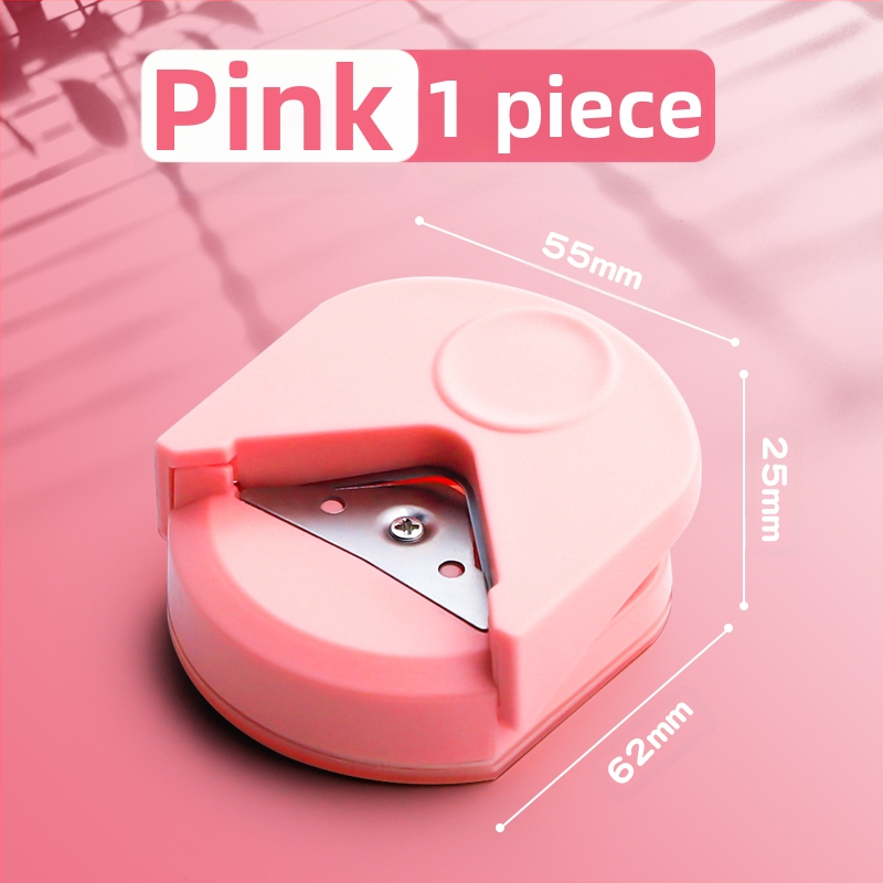 Apaļš stūru griezējs R4 apaļš stūru griezējs mazs apaļš griezējs pēcdiploma iestājeksāmeniem nošķelts birstošu lapu loka foto DIY apsveikuma kartīte