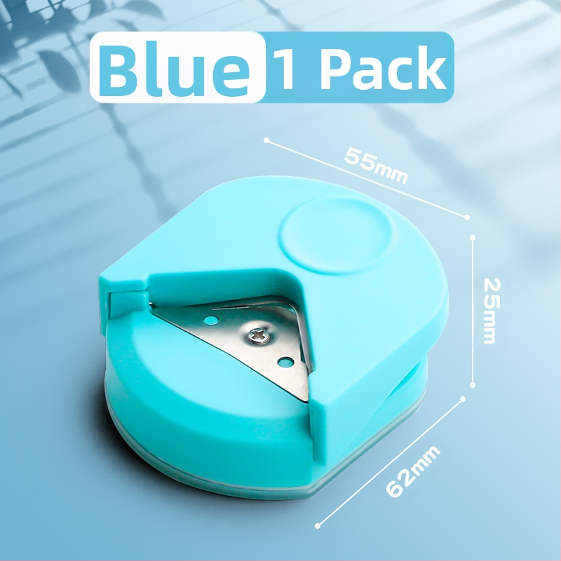 Apaļš stūru griezējs R4 apaļš stūru griezējs mazs apaļš griezējs pēcdiploma iestājeksāmeniem nošķelts birstošu lapu loka foto DIY apsveikuma kartīte