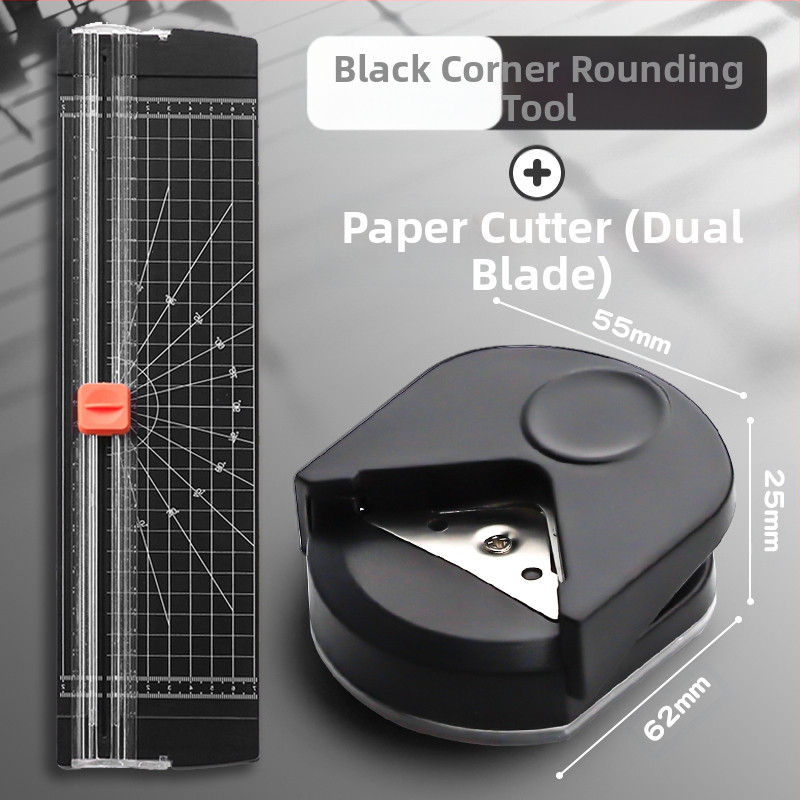 Apaļš stūru griezējs R4 apaļš stūru griezējs mazs apaļš griezējs pēcdiploma iestājeksāmeniem nošķelts birstošu lapu loka foto DIY apsveikuma kartīte