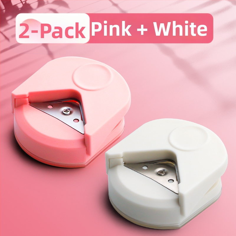 Apaļš stūru griezējs R4 apaļš stūru griezējs mazs apaļš griezējs pēcdiploma iestājeksāmeniem nošķelts birstošu lapu loka foto DIY apsveikuma kartīte