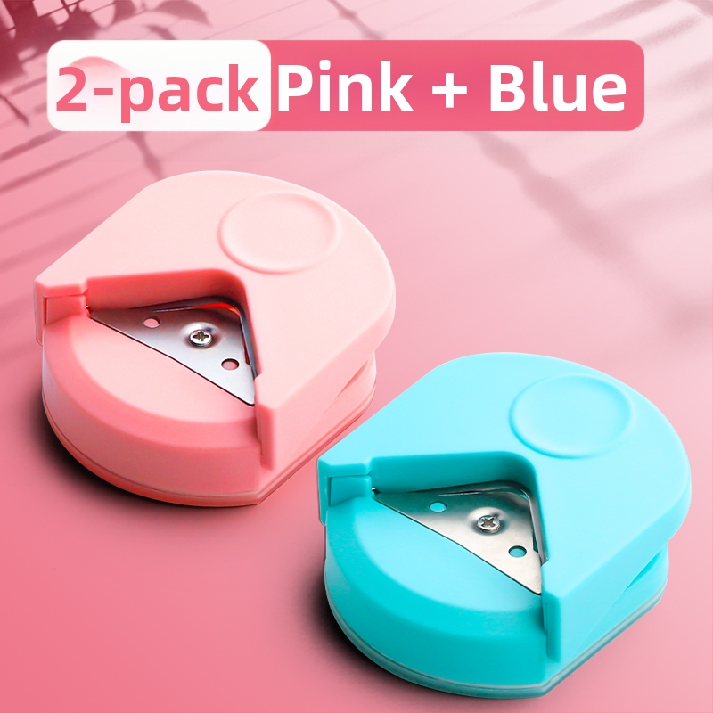 Apaļš stūru griezējs R4 apaļš stūru griezējs mazs apaļš griezējs pēcdiploma iestājeksāmeniem nošķelts birstošu lapu loka foto DIY apsveikuma kartīte