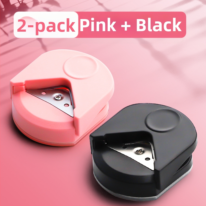 Apaļš stūru griezējs R4 apaļš stūru griezējs mazs apaļš griezējs pēcdiploma iestājeksāmeniem nošķelts birstošu lapu loka foto DIY apsveikuma kartīte