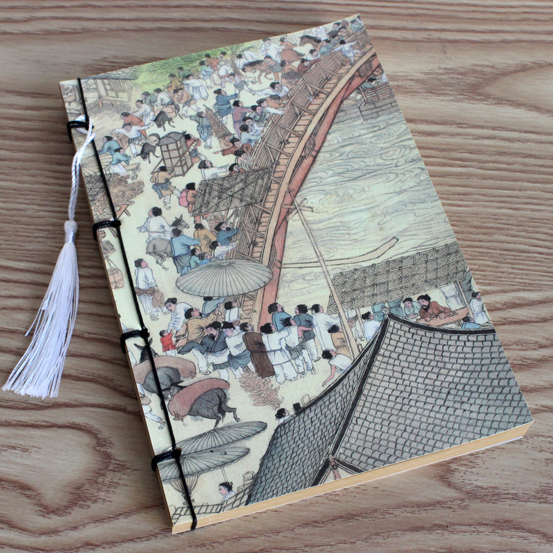 Tuulelõng käsitsi valmistatud raamatu tühi leht antiikne õpilase tarvikute nimekiri märkmik traditsiooniline hiina maalimine trükkimine loominguline