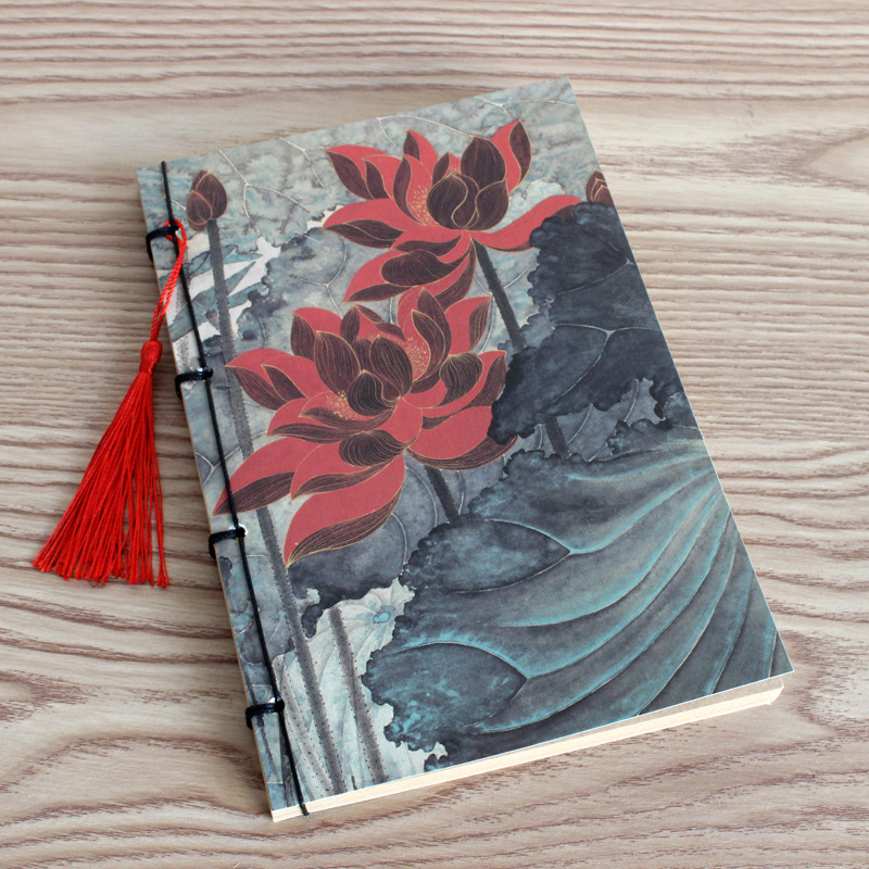 Tuulelõng käsitsi valmistatud raamatu tühi leht antiikne õpilase tarvikute nimekiri märkmik traditsiooniline hiina maalimine trükkimine loominguline