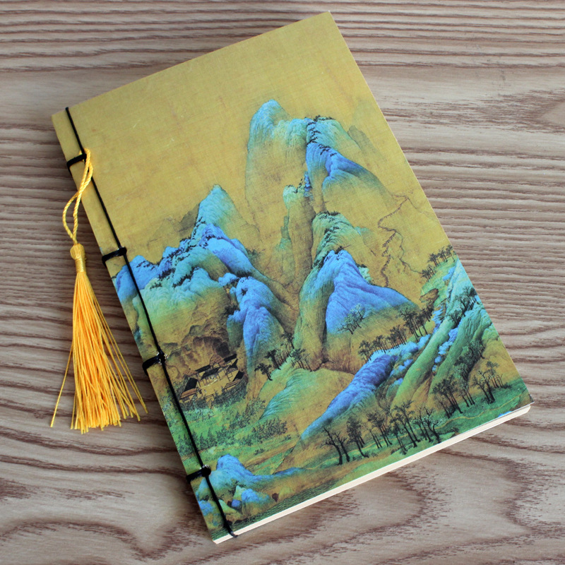 Tuulelõng käsitsi valmistatud raamatu tühi leht antiikne õpilase tarvikute nimekiri märkmik traditsiooniline hiina maalimine trükkimine loominguline