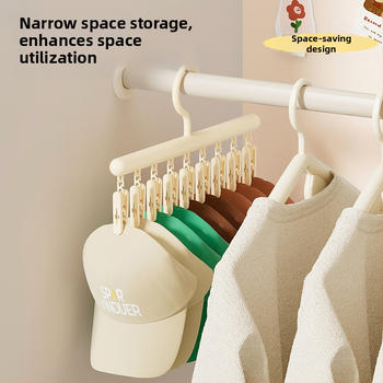 Κρεμάστρα οικιακής χρήσης με κλιπ υψηλής χρωματικής αξίας χωρίς ραφές, κρεμάστρα ρούχων πολυλειτουργική, μίας εφαρμογής, πλαστική κάλτσα εσωρούχων με κλιπ