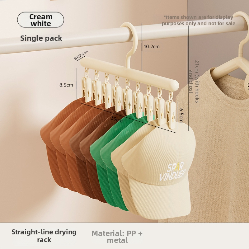 Majapidamisriidepuu klambriga, kõrge värviväärtusega õmblusteta klambriga, multifunktsionaalne üheotstarbeline plastmassist aluspesu sokkide klamber