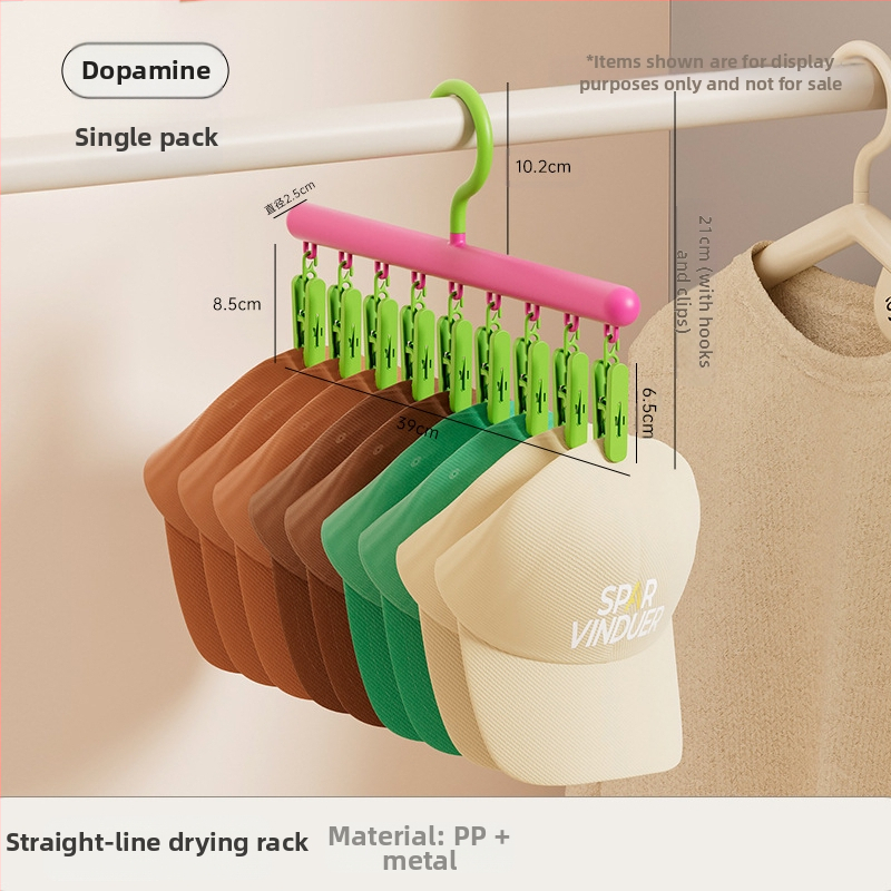 Majapidamisriidepuu klambriga, kõrge värviväärtusega õmblusteta klambriga, multifunktsionaalne üheotstarbeline plastmassist aluspesu sokkide klamber