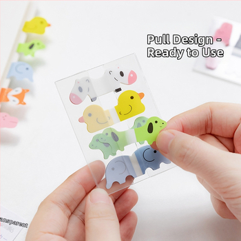 Kleepuv kolmemõõtmeline märkmepaber, õpilastele mõeldud värviliste siltidega indekskleebised