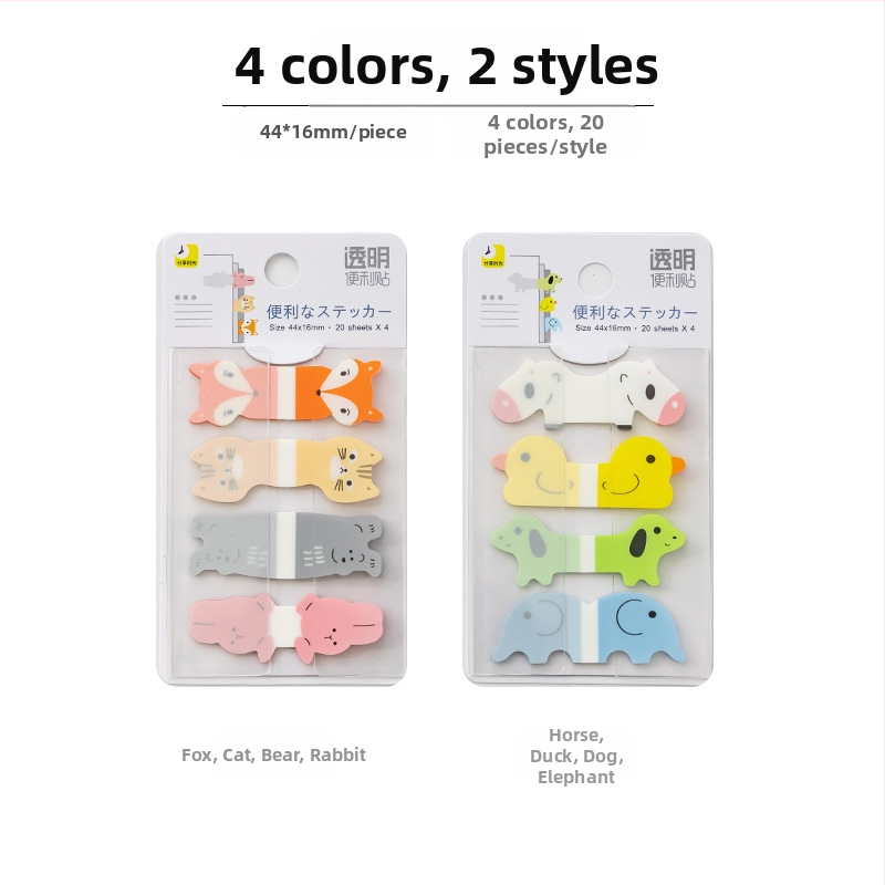 Kleepuv kolmemõõtmeline märkmepaber, õpilastele mõeldud värviliste siltidega indekskleebised