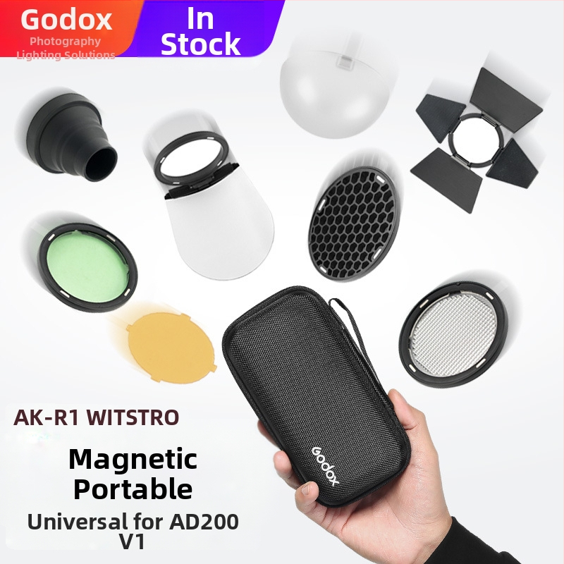 Shenniu S-R1 ümmarguse lambipesa lisatarviku adapter rõnga ülaosaga välklambiga V1 AD200PRO fotograafiatarvikud AK-R1