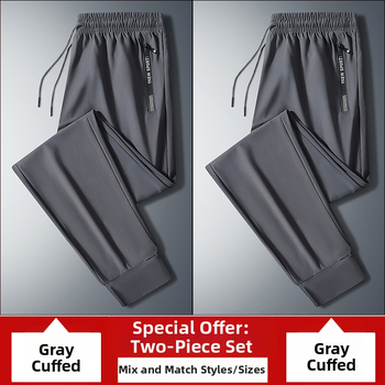 Εκρηκτικά καλοκαιρινά παντελόνια από μετάξι Ice για άνδρες και γυναίκες, αθλητικά παντελόνια, ψηλό ελαστικό, γρήγορο στέγνωμα, casual παντελόνι, ίσια, χαλαρά, μεγάλα μεγέθη, για υπαίθριες δραστηριότητες