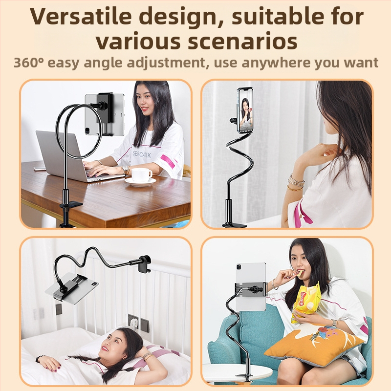 мобилен телефон предаване на живо таблет стойка сгъваем компютър мързелив креативен настолен компютър легло щипка за глава многофункционален артефакт