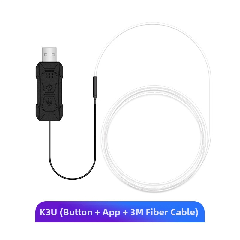 Pārrobežu jauns 64 krāsu automašīnas atmosfēras apgaismojums krāsains centrālās vadības lietotnes mūzikas ritma apgaismojums bez diegiem USB dekoratīvs apgaismojums
