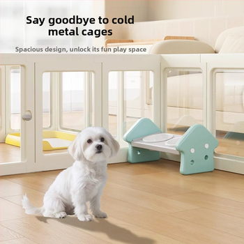 Claw Villa Διαφανής Φράχτης Σκύλου Ακρυλικό Ρείθρο Φράχτης Εσωτερικού Χώρου για Κατοικίδια, Κουνέλι, Μεγάλο Σκύλο, Μικρό Σκύλο, Κλουβί Σκύλου