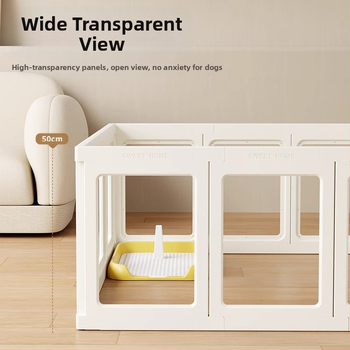 Claw Villa Διαφανής Φράχτης Σκύλου Ακρυλικό Ρείθρο Φράχτης Εσωτερικού Χώρου για Κατοικίδια, Κουνέλι, Μεγάλο Σκύλο, Μικρό Σκύλο, Κλουβί Σκύλου
