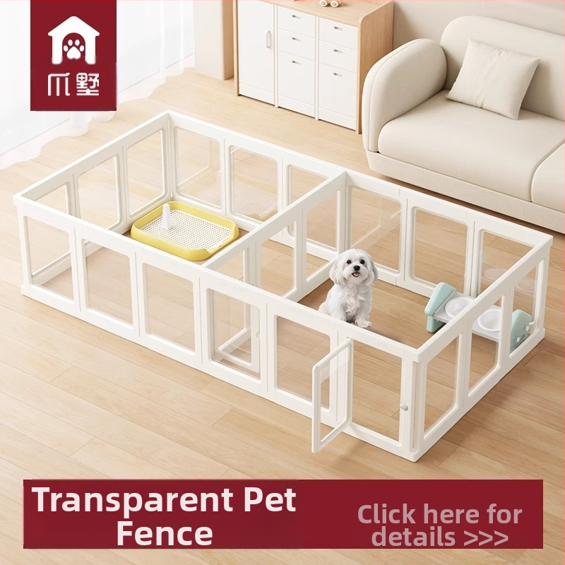 Claw Villa läbipaistev koeratara akrüülkennel lemmikloomade sisetara küülikule suurele koerale väikesele koerale koerapuur