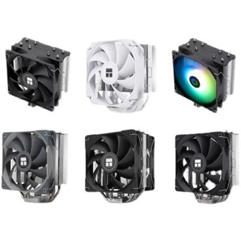 Limin AX120R SE datora CPU radiators antigravitācijas galda ARGB ventilators bez skaņas, balts 1700/AM5