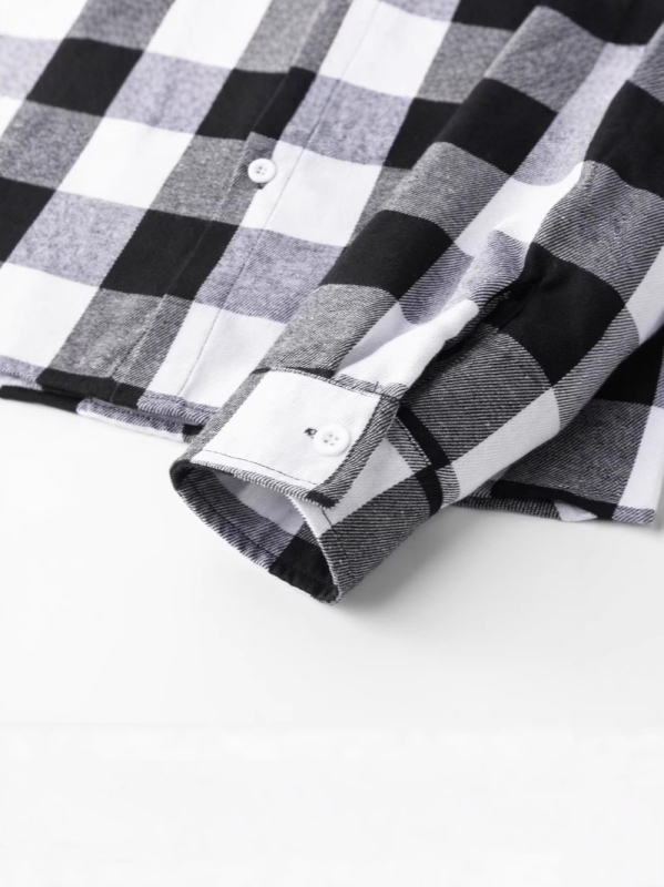 Cămașă cu mânecă lungă pentru bărbați, populară de la Amazon, de toamnă, pentru comerț exterior transfrontalier, de mărime mare, în carouri americane, cu mânecă lungă