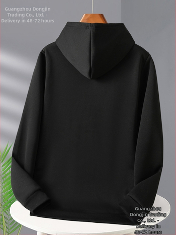 Meeste geomeetrilise mustriga vabaaja kapuutsiga dressipluus - pikkade varrukatega, känguru taskuga, sportimiseks õues kasutamiseks