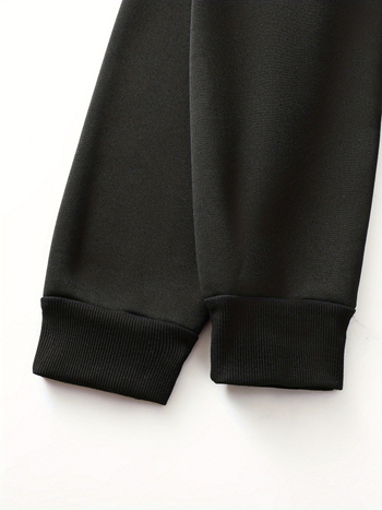 Meeste geomeetrilise mustriga vabaaja kapuutsiga dressipluus - pikkade varrukatega, känguru taskuga, sportimiseks õues kasutamiseks