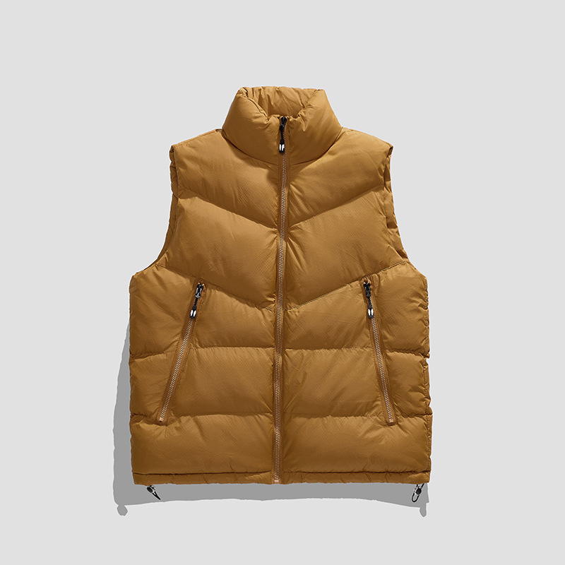 Ανδρικό Μονόχρωμο Βαμβακερό Γιλέκο 2023 Fashion City Large Size Loose Fat Man Ευρώπη και Αμερική Διασυνοριακό Ηλεκτρονικό Εμπόριο Amazon Supply