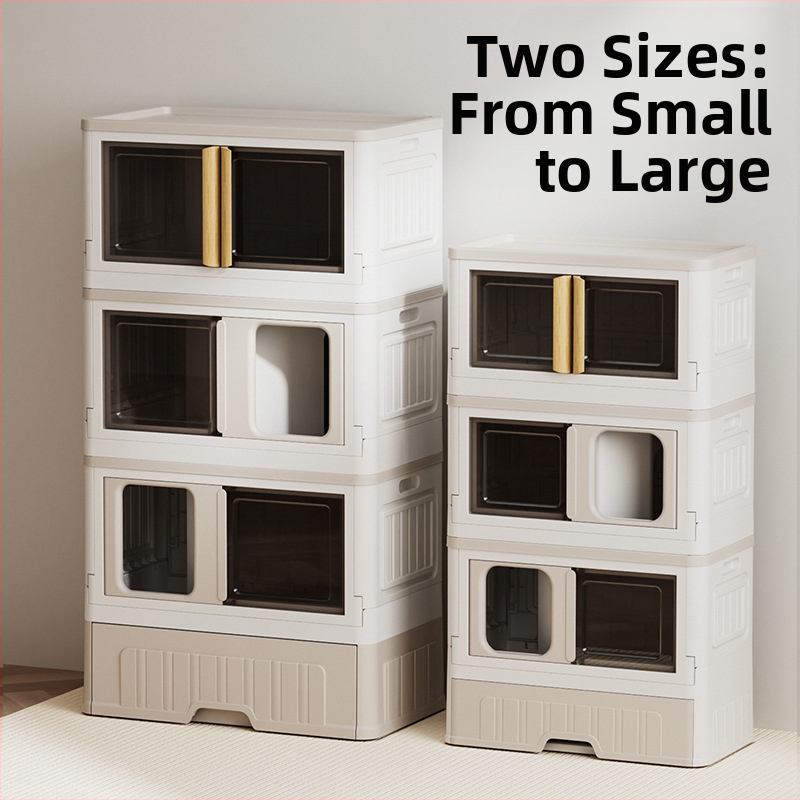 Täielikult suletud kassiliivakast, lõhna- ja pritsmevastane sahtlitüüpi kassiliivakast, kokkupandav mitmekihiline liivavastane kassi tualettruum, hulgimüük