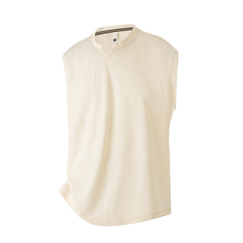 2025 Νέο καλοκαιρινό μοντέλο 7A Ice Αντιβακτηριδιακό γιλέκο Jacquard Fabric Plus Fat Plus M-8Xl Εξαγωγή χονδρικής